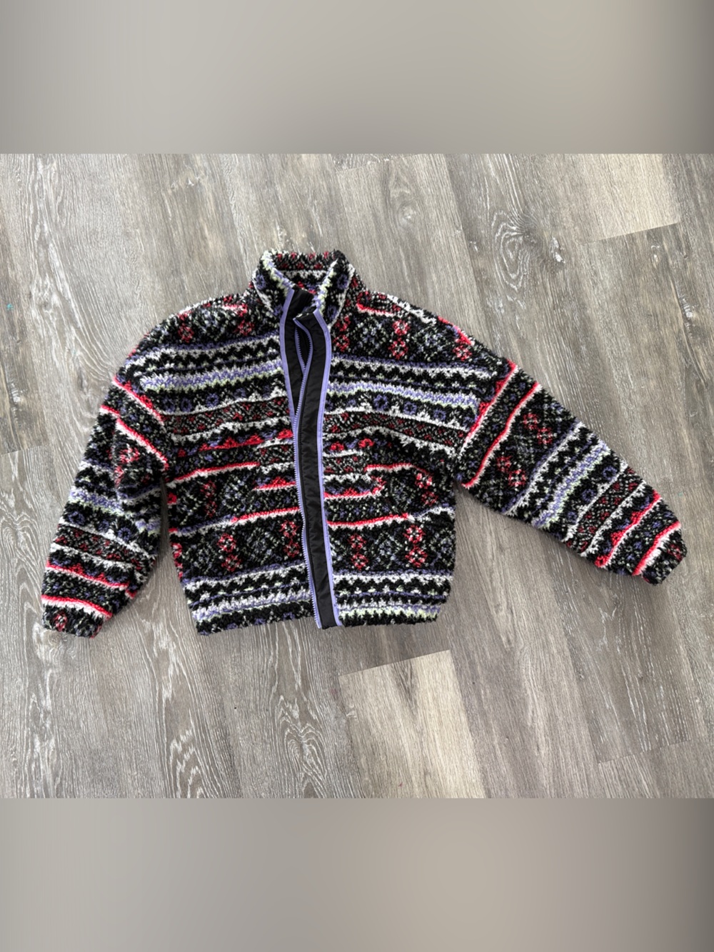 DSG Multicolor Knit Jacket with Black Lining
